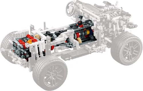 Vista 4 de LEGO Technic Land Rover Defender 42110 Kit de Construcción (2.573 Piezas)