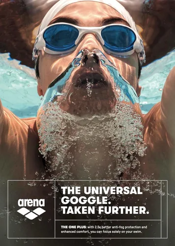 Vista 8 de ARENA Gafas de natación unisex para adultos The One Plus con ajuste hermético, sellos herméticos, revestimiento antivaho para nadadores de fitness
