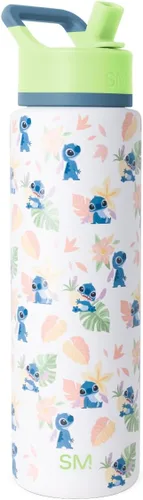 Vista 9 de Simple Modern Summit - Botella de agua con tapa con pajilla, vaso aislado de acero inoxidable a prueba de fugas de Disney de 30 onzas, regalos
