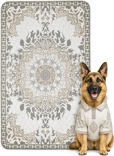 Vista 104 de FXW Almohadillas lavables para orina para perros, almohadillas para cachorros con súper absorbentes, diseñadas específicamente para jaulas de 24