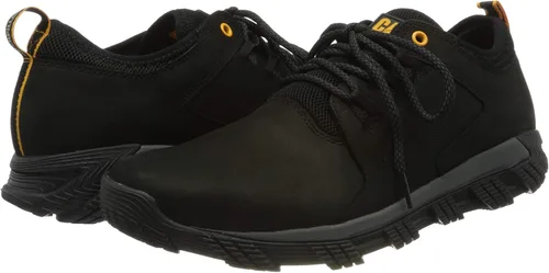 Vista 7 de Caterpillar P723551 - Zapatillas de deporte de piel electrochapada, color negro