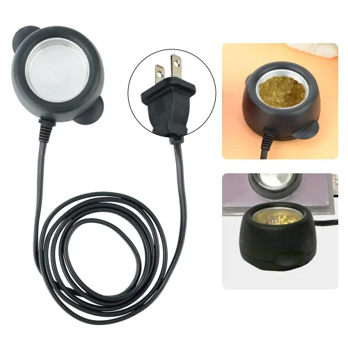 Vista 6 de Olla de pegamento caliente de 30 W, olla de extensión de cabello, mini olla de pegamento, olla de pegamento caliente, calentador eléctrico de perlas