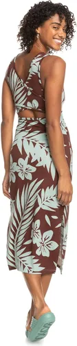Vista 3 de Roxy Vestido midi con tiras Good Keepsake para mujer