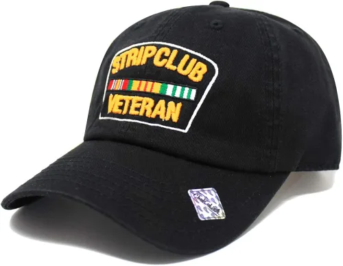 Vista 2 de Strip Club - Gorra de béisbol de algodón con visera precurvada, PC101