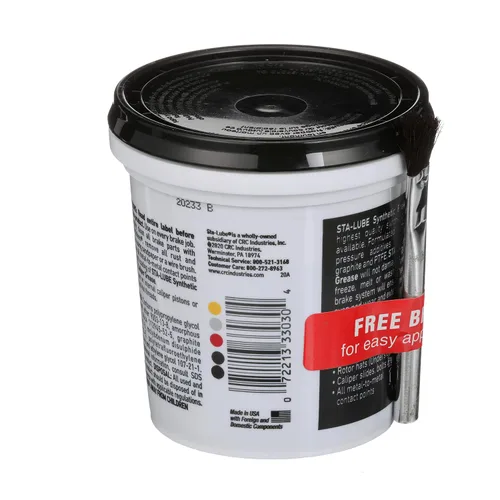 Vista 2 de Sta-Lube SL3303 grasa sintética para calibrar frenos - 12 onzas