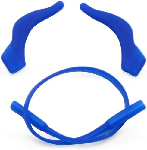 Vista 7 de 3 Sets Pack Kids Glasses Silicone Cord Ear Grips Children Eyeglasses Temple Locks with Head Band Strap Retainer