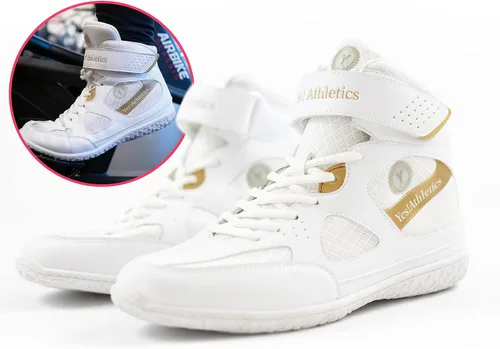 Vista 9 de Yes! Athletics - Champion1 Wrestling Shoes for Girls and Women, Lightweight and Breathable Boxing Shoes, Ergonomic Microfiber Suede Weightlifting