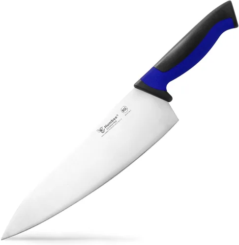 Vista 38 de Cuchillo de chef de 6 pulgadas, hoja de acero inoxidable de alto carbono certificada NSF – Mango ergonómico codificado por colores, cuchillo de Negro