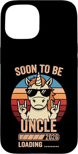 Vista 6 de Soon to Be Uncle 2026 Unicorn Uncle to Be 2026 Case for iPhone 16