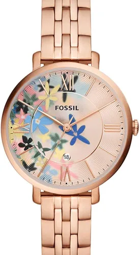 Vista 2 de Fossil - Jacqueline reloj de cuarzo de acero inoxidable para mujer