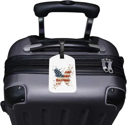 Vista 2 de Guitong viaje equipaje etiqueta Navidad vacaciones artículos mochila etiqueta maleta viaje identificador inteligente cuero viaje negocio