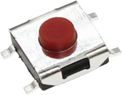 Vista 3 de microswitch 100PCS 6 * 6 * 3.1 mm SMD Switch 4 Pin Touch Micro Switch Push Button Switches Red SMD Tact Switch 6x6x3.1mm