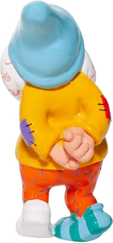Vista 3 de Enesco Disney by Romero Britto Snow White and the Seven Dwarfs Bashful - Figura en miniatura, 4.7 pulgadas, multicolor