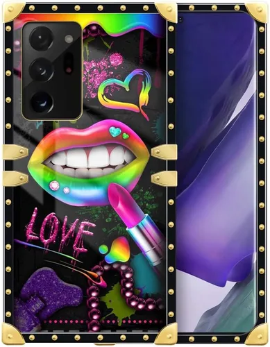 Vista 126 de Funda compatible con Samsung Galaxy S10 4G, TPU suave de lujo y parte trasera de policarbonato duro para niñas y mujeres, funda protectora a prueba