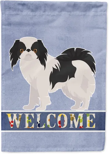 Vista 122 de Caroline's Treasures CK3645GF Bandera de bienvenida de bulldog inglés para jardín, bandera decorativa para patio exterior, obras de arte de patio