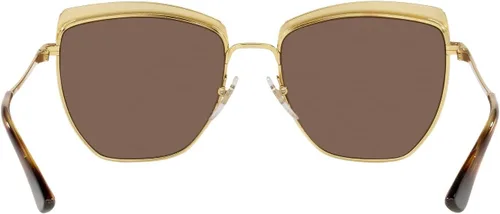 Vista 7 de Vogue Eyewear Woman Sunglasses Top BordeauxRose Gold Frame, Pink Gradient Brown Lenses, 54MM