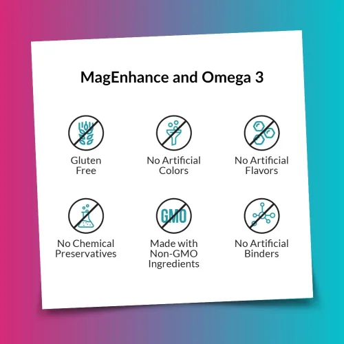 Vista 8 de Intelligent Labs Paquete 2 en 1 de complejo de magnesio MagEnhance (Magteína L-treonato, glicinato y taurato) y suplemento de cápsulas blandas