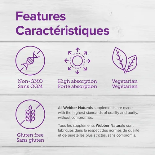 Vista 8 de Webber Naturals Más de 50 cápsulas vegetarianas más completas para hombres, 90 cápsulas vegetarianas