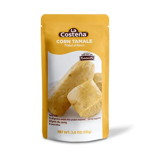 Vista 7 de La Costeña Red Tamales - Bolsa para microondas de comida mexicana, 3.8 onzas, paquete de 12 Made with Pork, Red Sauce & Masa Corn Meal, Ready to