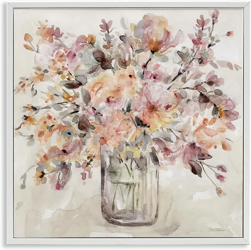 Vista 12 de Spring Floral Dollops' Framed Giclee Art