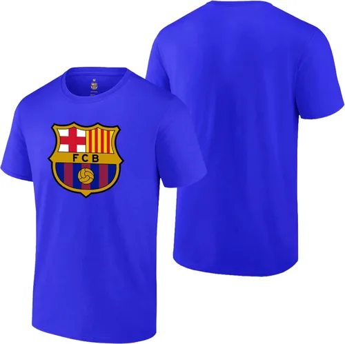 Vista 2 de Icon Sports Camiseta de fútbol para hombre – Camiseta oficial de algodón de manga corta para adultos World Football Club Casual Active Graphic Top