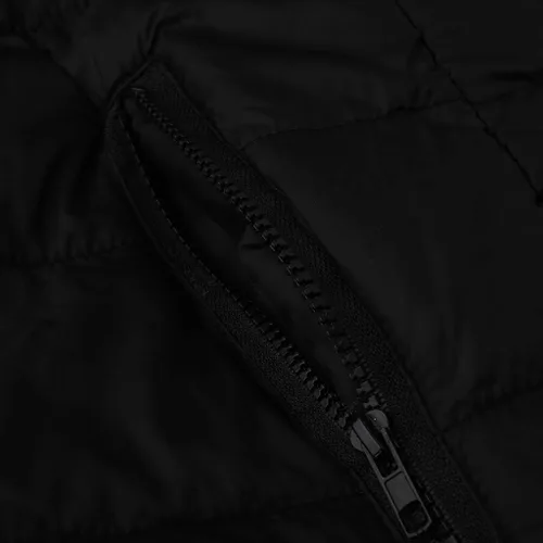 Vista 69 de WENKOMG1 Chaleco con capucha con doble cremallera para hombre, abrigo de color sólido, abrigo cálido y grueso, sin mangas, chaqueta suelta