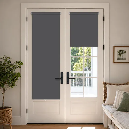 Vista 22 de LazBlinds - Persianas enrollables sin herramientas, sin taladro, sin cuerdas, para ventanas, protección UV, aislamiento térmico, filtro de luz
