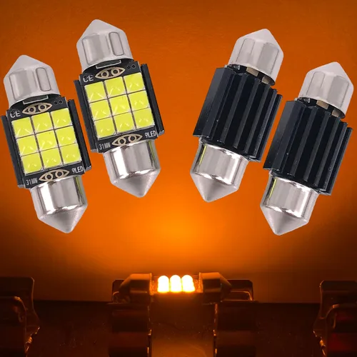 Vista 32 de SOCAL-LED - Bombilla LED de 0.157 x 1.220 in de Canbus Super Bright 3030 Chipset para interior de coche, luz de cúpula DE3175, luz de mapa, azul
