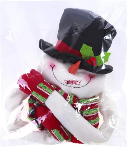 Vista 8 de TOYMYTOY Decoración para árbol de Navidad, muñeco de nieve para invierno, fiesta del país de las maravillas, Acción de Gracias, Año Nuevo