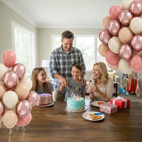 Vista 6 de Clips para globos, 100 piezas transparentes para globos de látex de 5 a 12 pulgadas, fácil de atar para helio y aire, clips de plástico duraderos