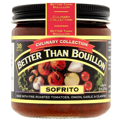 Vista 3 de Better Than Bouillon Culinary Collection Base, Sofrito contiene 38 porciones por frasco, tarro de vidrio de 8 onzas (paquete de 2) 16 onzas