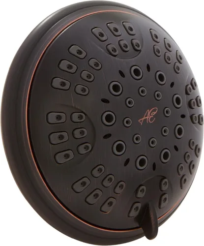 Vista 9 de Aqua Elegante - Cabezal de regadera de níquel cepillado de 1.8 GPM de lujo, 6 configuraciones, libre de BPA, boquillas autolimpiantes, accesorios