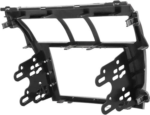 Vista 4 de Doble DIN coche estéreo Fascia Dash Kit para Toyota Belta Sedan Navigation (plata)