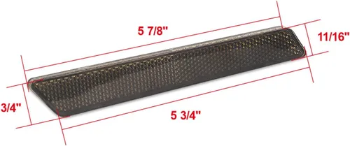Vista 6 de Insertos de reflector para alforja de sillín para bolsa de sillín Harley, cubierta de cierre para Touring Street Electra Road Glide 2014-2024