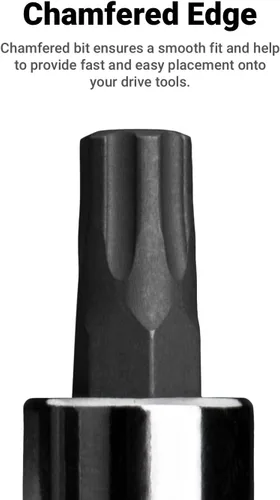 Vista 5 de Capri Tools TP8 Star Plus Bit Socket, 1/4 pulg. de unidad de transmisión