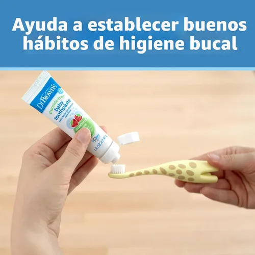 Vista 6 de Cepillo de dientes de Dr. Brown's para infantes y niños pequeños, jirafa