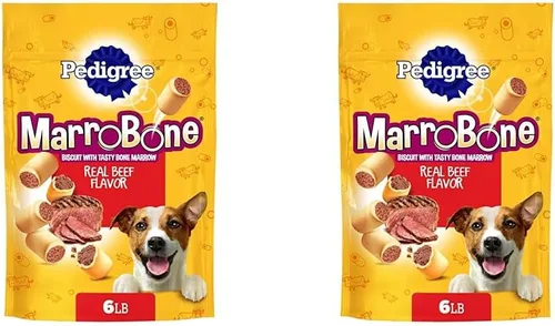 Vista 12 de PEDIGREE MARROBONE - Galleta crujiente para perros con sabor a carne real, 24 oz. Paquete de 8