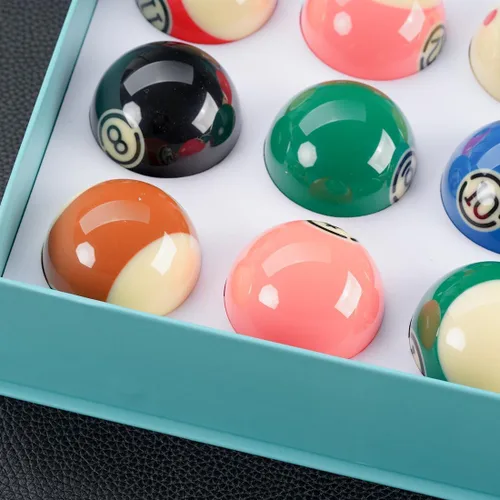 Vista 8 de KONLLEN Juego de bolas de billar de resina fenólica de 2-1/4 pulgadas, tamaño reglamentario, juego de bolas de billar, accesorios para mesa