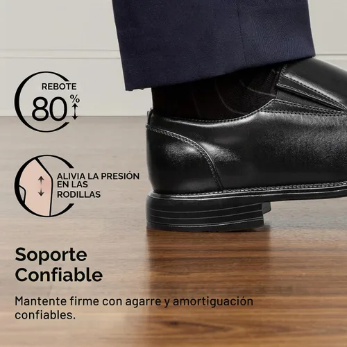 Vista 5 de Bruno Marc Men's Slip on Dress Loafers Shoes Negro