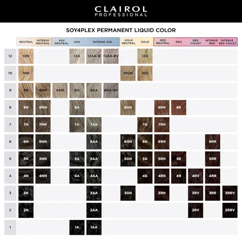 Vista 8 de Clairol Professional Permanent Liquid Color for Ultra Light Blonde Hair 9AN Rubio neutro fresco muy claro