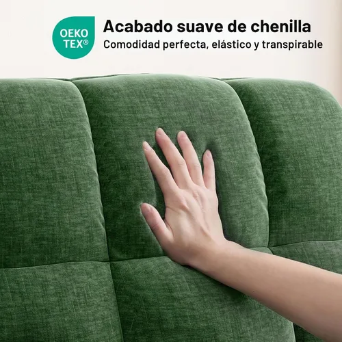 Vista 6 de Amada - Silla reclinable eléctrica sincronizada para adultos Verde