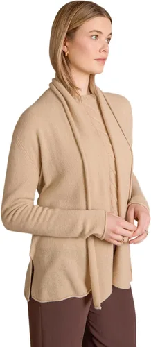 Vista 2 de Alashan Cárdigan clásico para mujer - Cárdigan 100% cachemira Chai