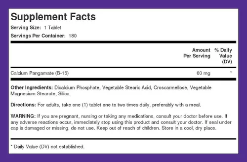 Vista 8 de Piping Rock DMG Suplemento B15 150 mg 180 Cápsulas Dimetilglicina HCl Sin OMG, sin gluten