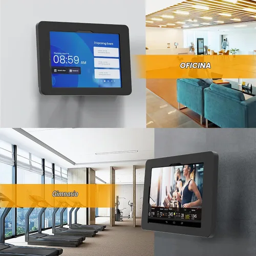 Vista 2 de Soporte de pared para tablet compatible con iPad 10.9", Pro 11", 1, 2, 3, 4, Air 4, 5, Air 11" (M2/M3/M4), iPad de 11" (A16) - BSW101BA