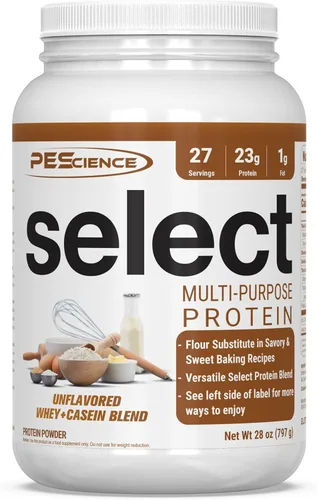 Vista 26 de PEScience Select Protein Powder, mezcla de suero y caseína, proteína limpia en polvo para mujeres y hombres, baja en calorías, baja