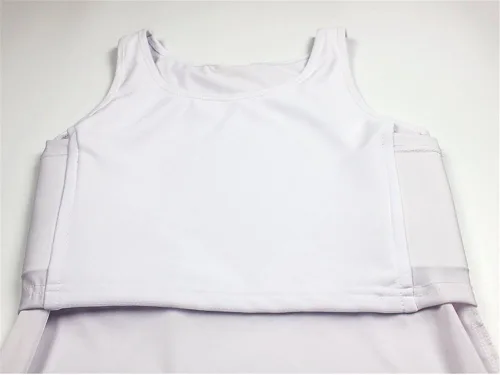 Vista 7 de Camiseta sin mangas elástica de malla para Tomboy Trans Lesbian