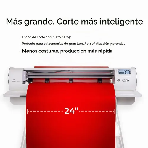 Vista 4 de Siser Romeo - Cortador de alta definición – Máquina de corte profesional de 24 pulgadas para vinilo, papel y más – Compatible con WiFi con Windows