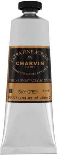 Vista 19 de Charvin Pintura acrílica profesional extrafina – verde absenta, tubo de 2.1 fl oz, pigmentos de triple fresado, resistente a la luz, pinturas