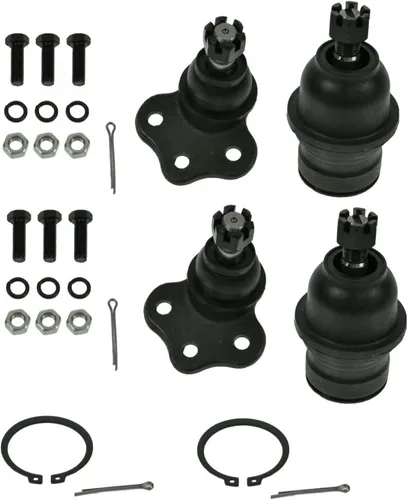 Vista 73 de TRQ Juego de juntas esféricas delanteras superior e inferior para lado del conductor y del pasajero Compatible con Acura TL 2009-2014 Acura TSX