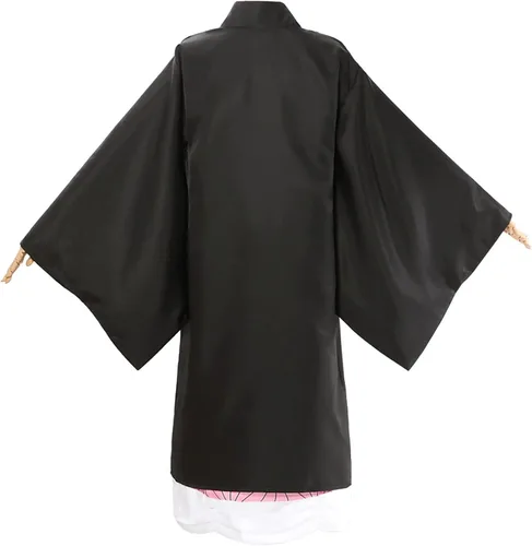Vista 5 de Disfraz rosa para cosplay, disfraz de anime para mujer, disfraz de Halloween